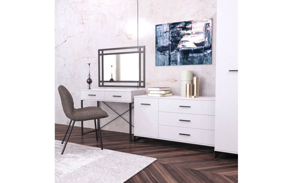 Туалетний стіл Ascet white diamond - Фото