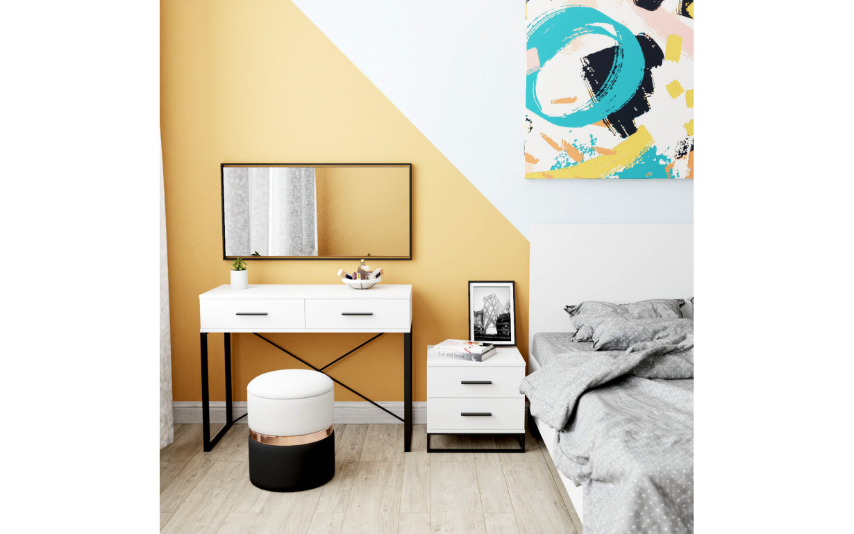 Туалетний стіл Ascet white diamond - Фото_1