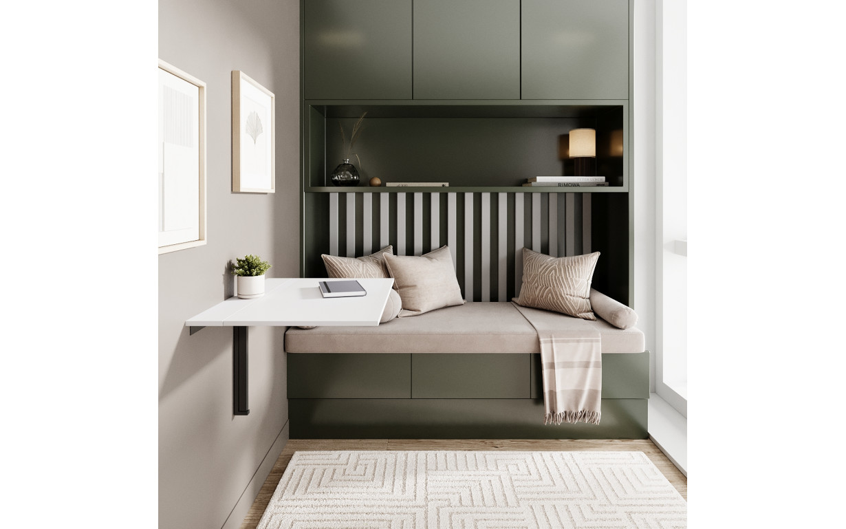 Стол-трансформер Mini Белый бриллиант - Фото_2