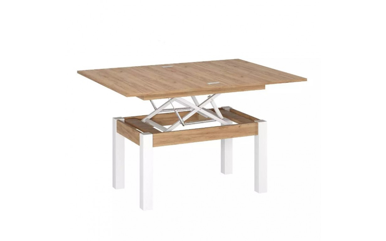 Стіл-трансформер B-Fly Glass Дуб крафт золотий/графіт скло - Фото_3