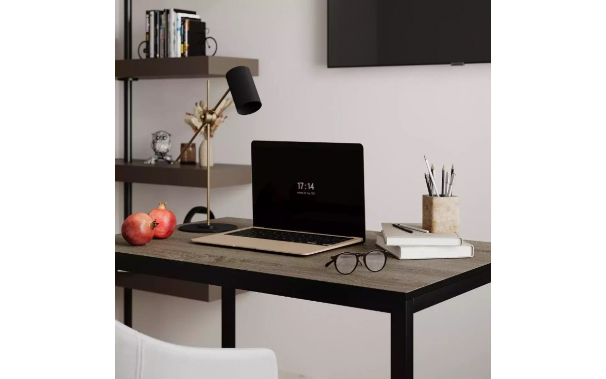 Стол Brevity Loft Mid Дуб винтаж оксид/Черные ноги - Фото_1