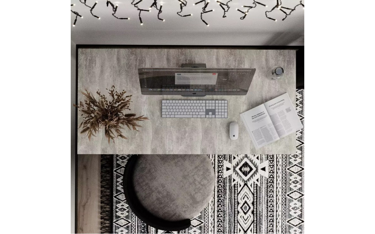 Стол Brevity Loft Standart Ателье светлый/Черные ноги - Фото_1