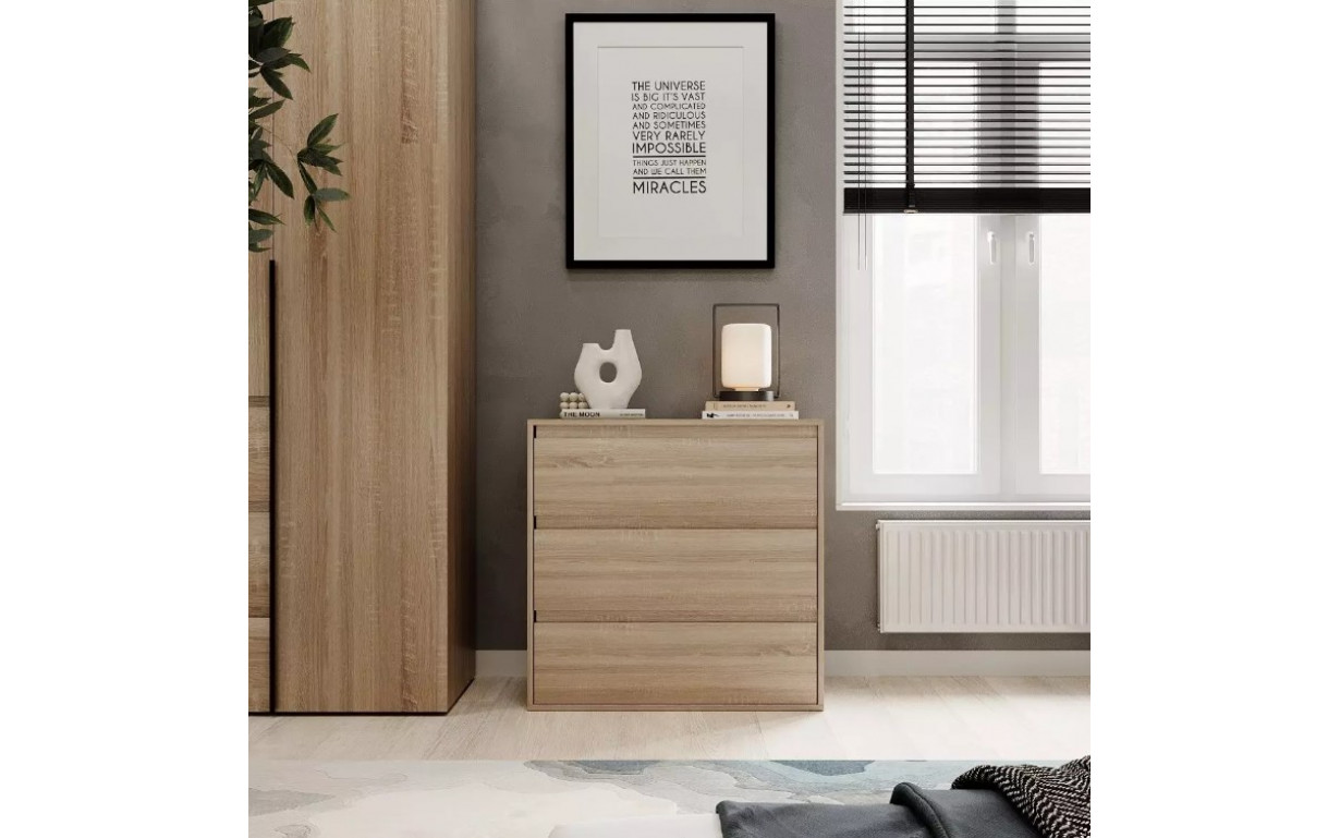 Комод 3 Light Дуб сонома - Фото