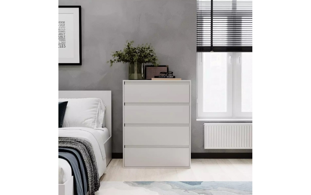 Комод 4 Light Білий діамант - Фото