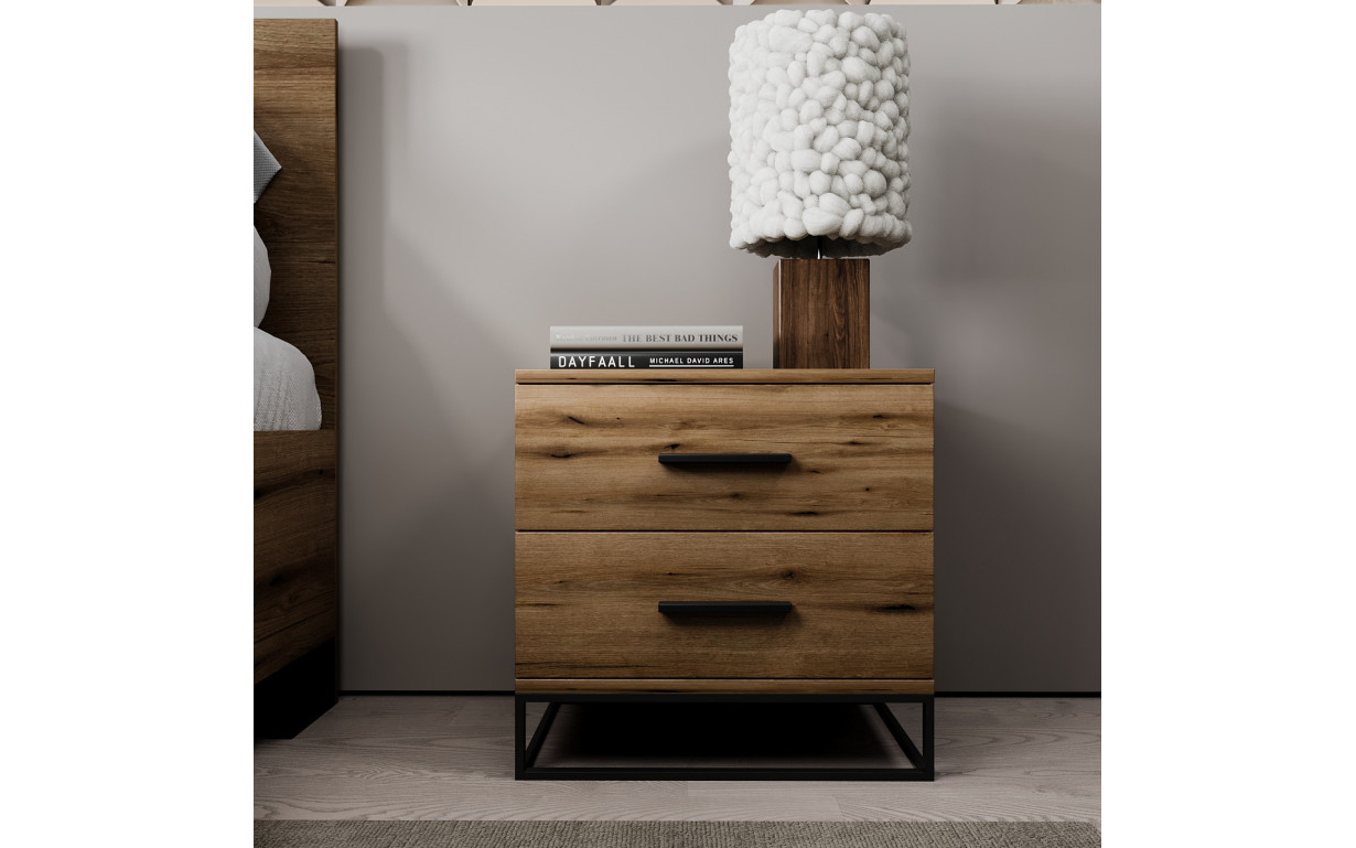 Приліжкова тумба Ascet Дуб Евок  - Фото