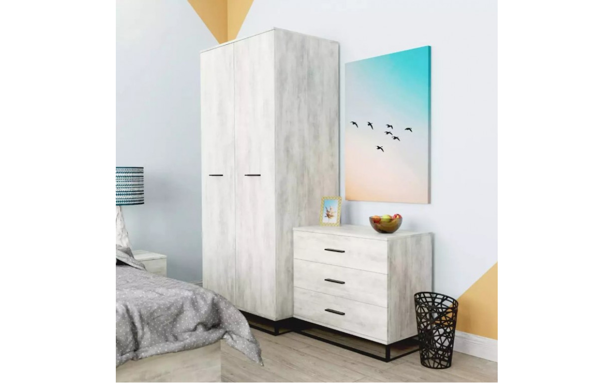 Комод 800 Ascet Ателье светлый  - Фото