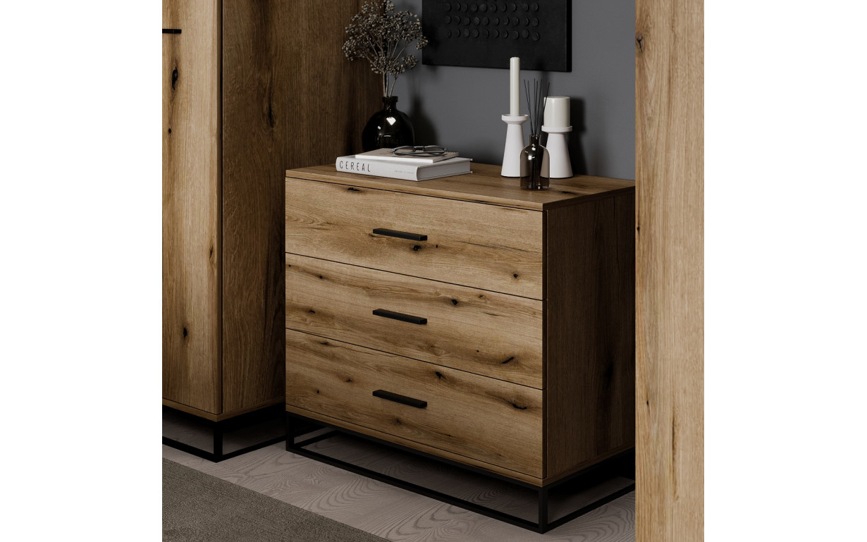 Комод 800 Ascet Дуб Евок  - Фото