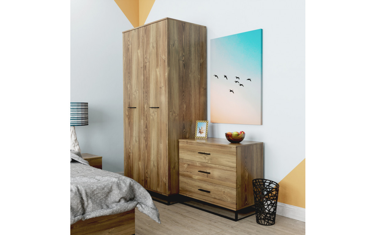 Комод 800 Ascet Дуб Бароко  - Фото