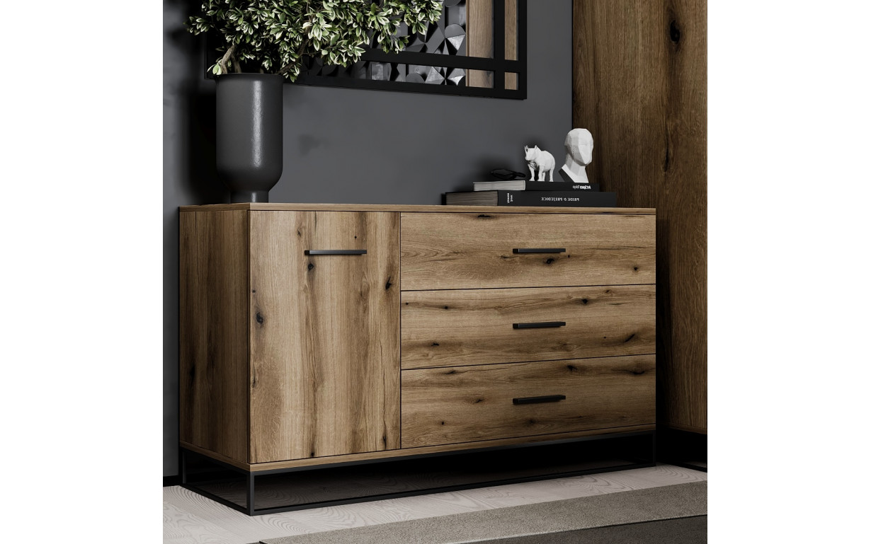 Комод 1200 Ascet Дуб Евок  - Фото