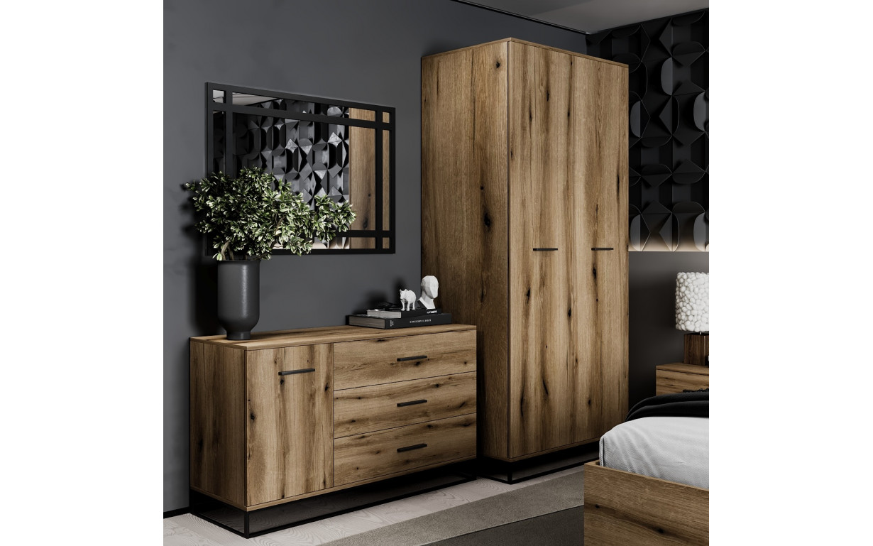 Комод 1200 Ascet Дуб Евок  - Фото_1