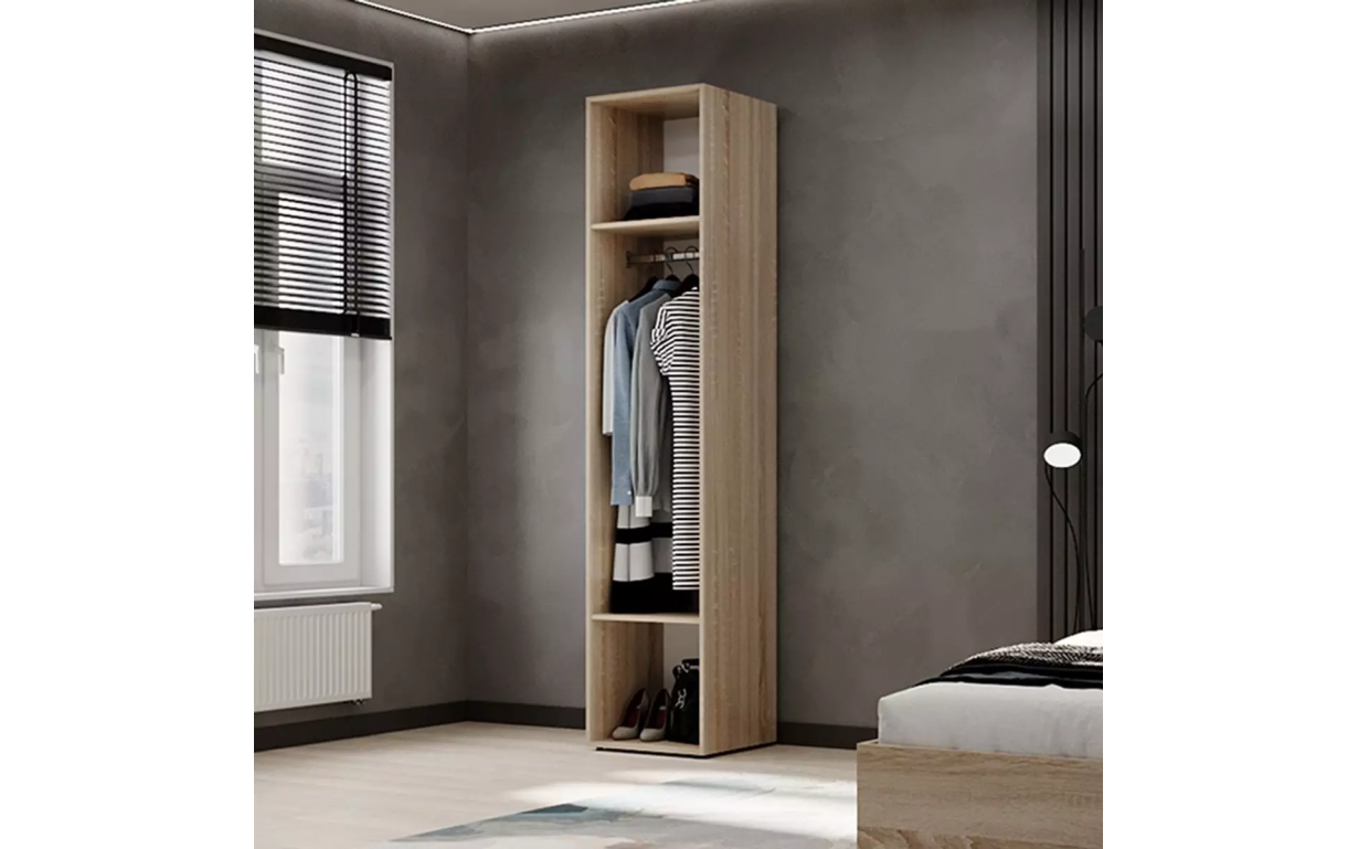 Пенал закритий №2 Light Дуб сонома - Фото_1