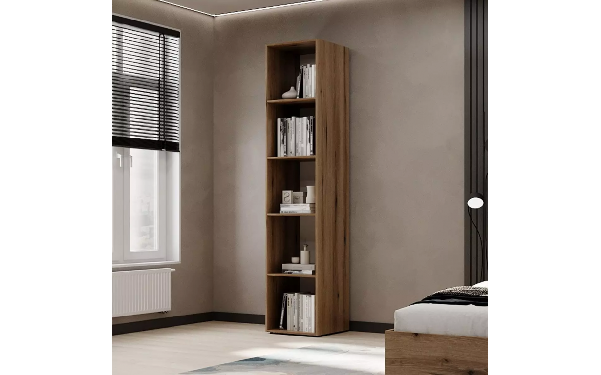 Пенал закрытый №1 Light Дуб Эвок - Фото_1