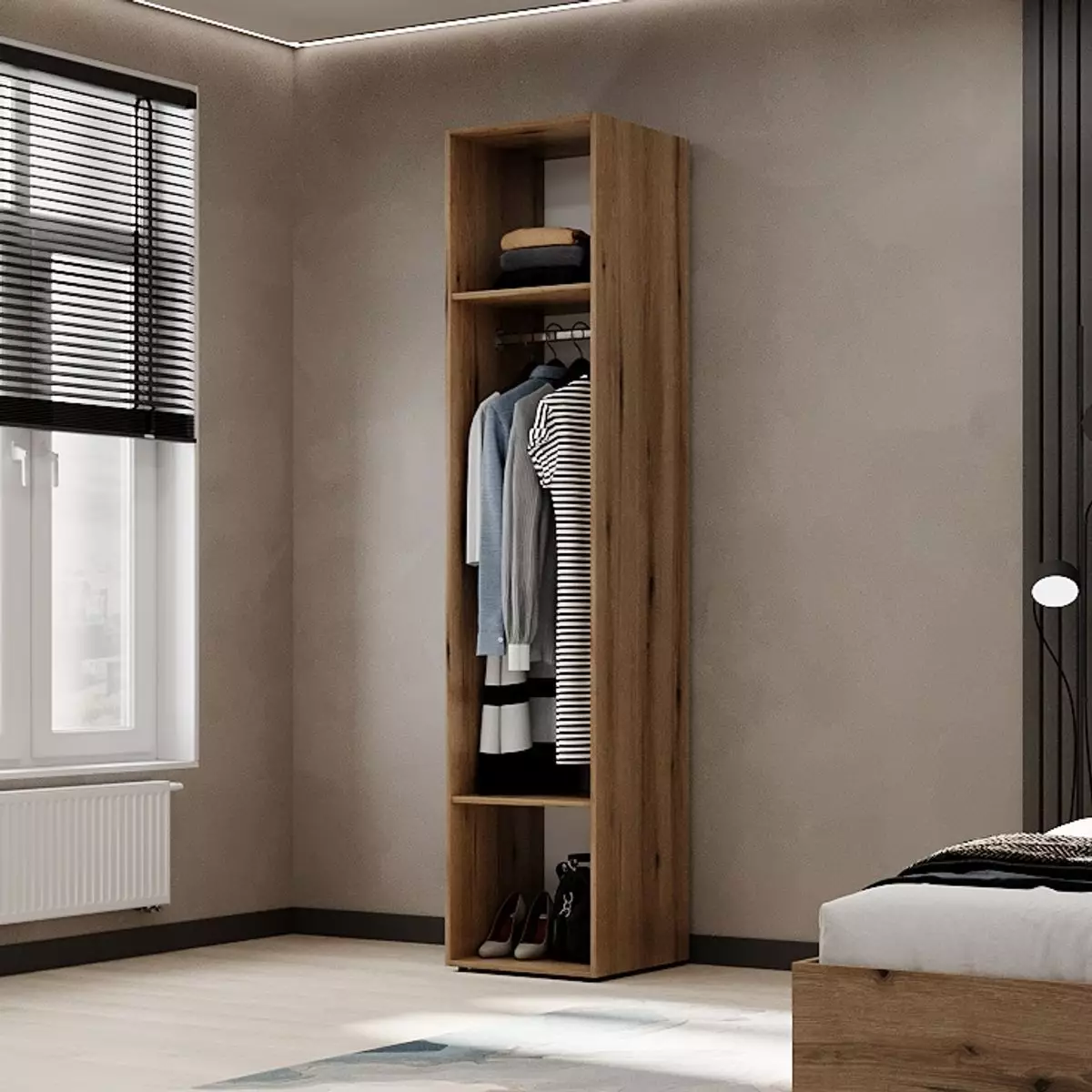 Пенал закритий №2 Light Дуб Евок - Фото_1