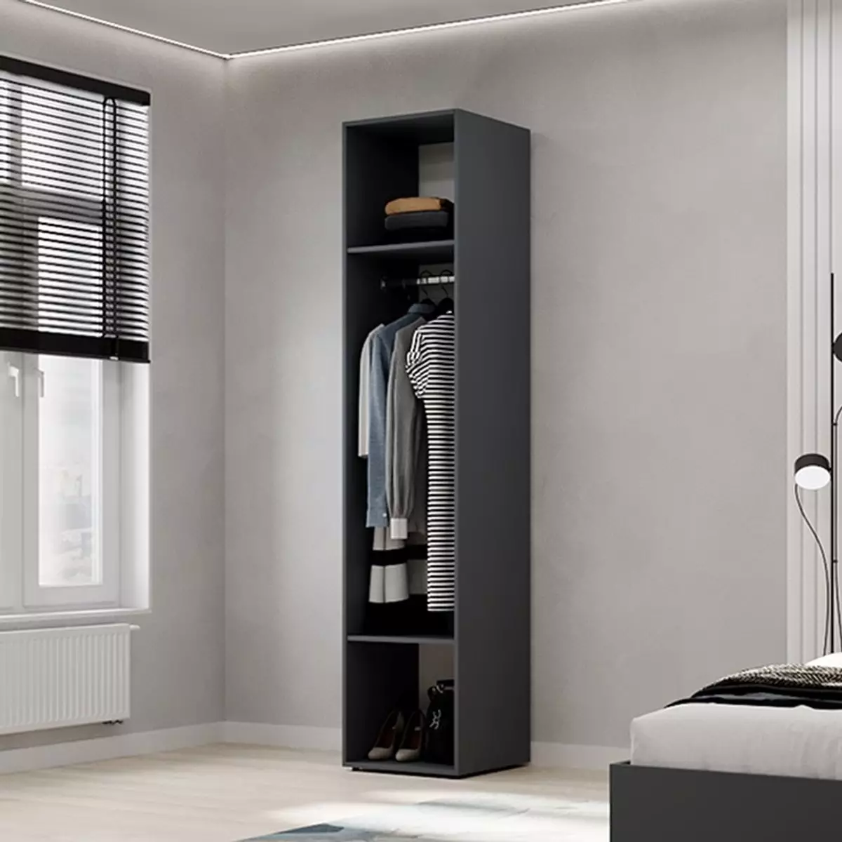 Пенал закрытый №2 Light Графит - Фото_1