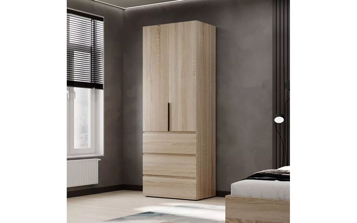 Шкаф распашной №2 Light Дуб сонома - Фото