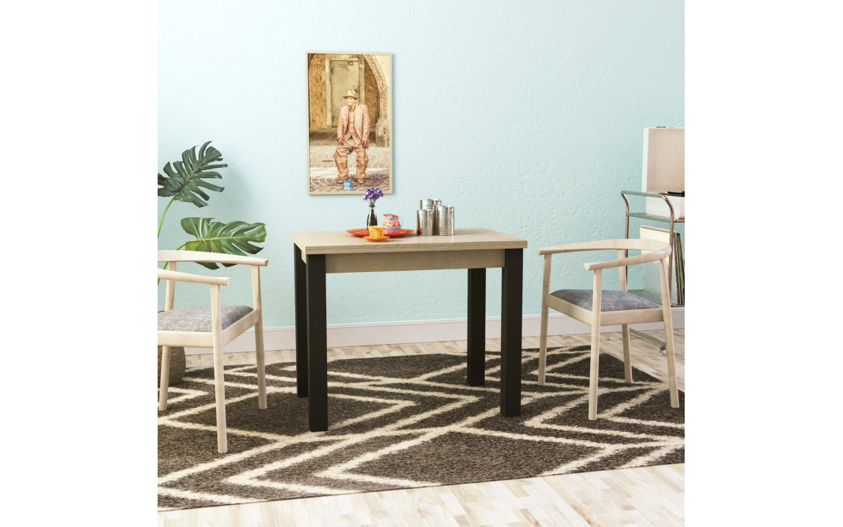 Стіл-трансформер Dinner Дуб сонома/Венге ноги - Фото_1