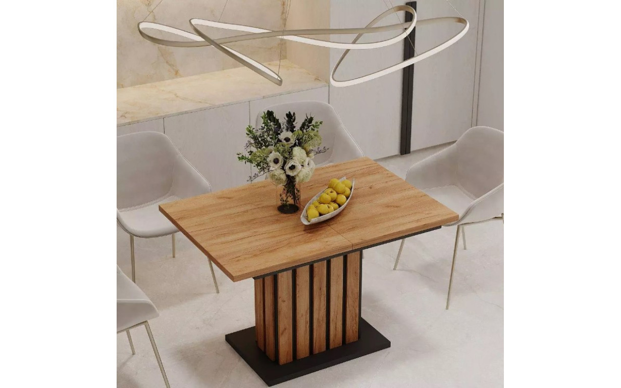 Стол-трансформер Oxford Дуб крафт золотой/Графит серый - Фото_3