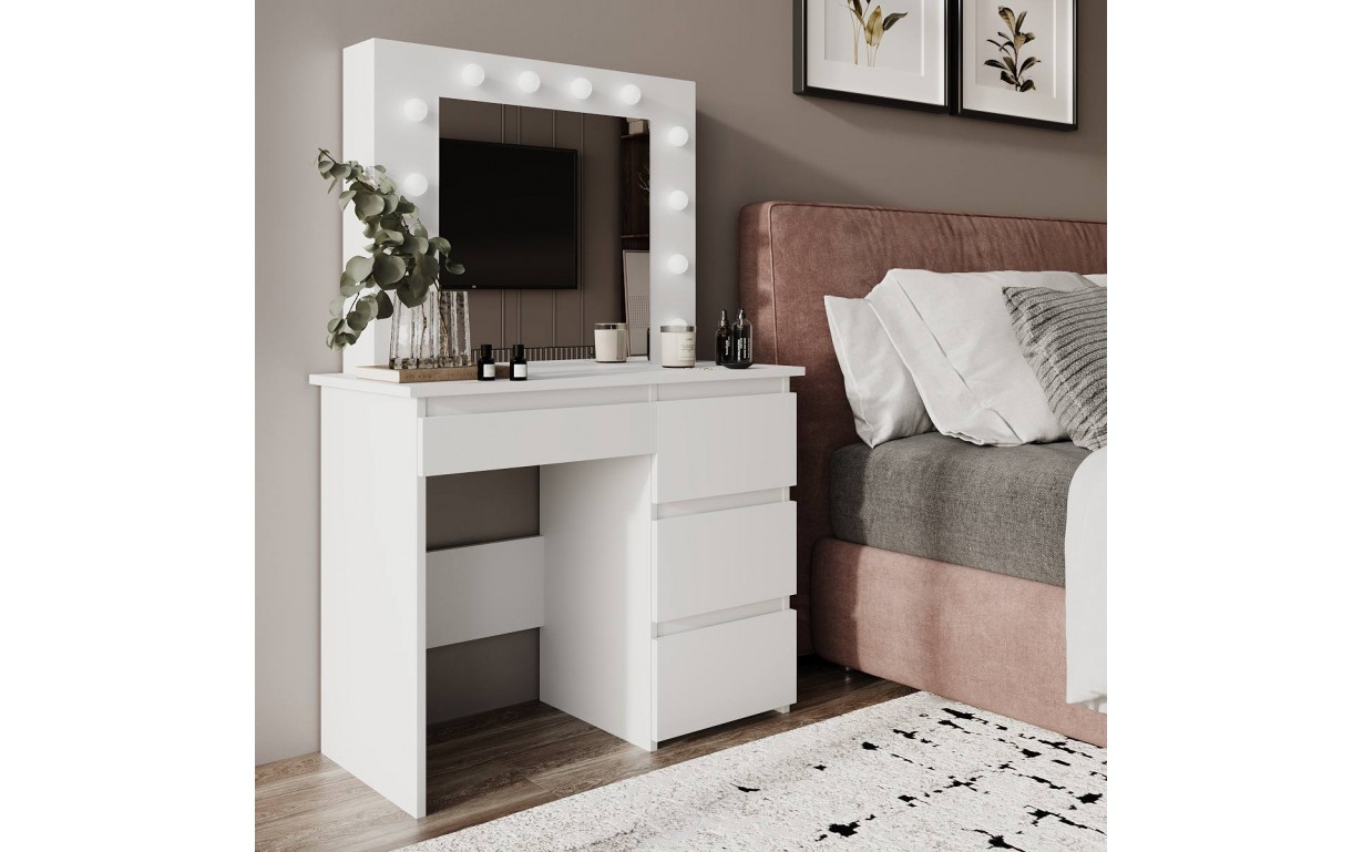 Стіл туалетний Beauty Білий діамант - Фото_3