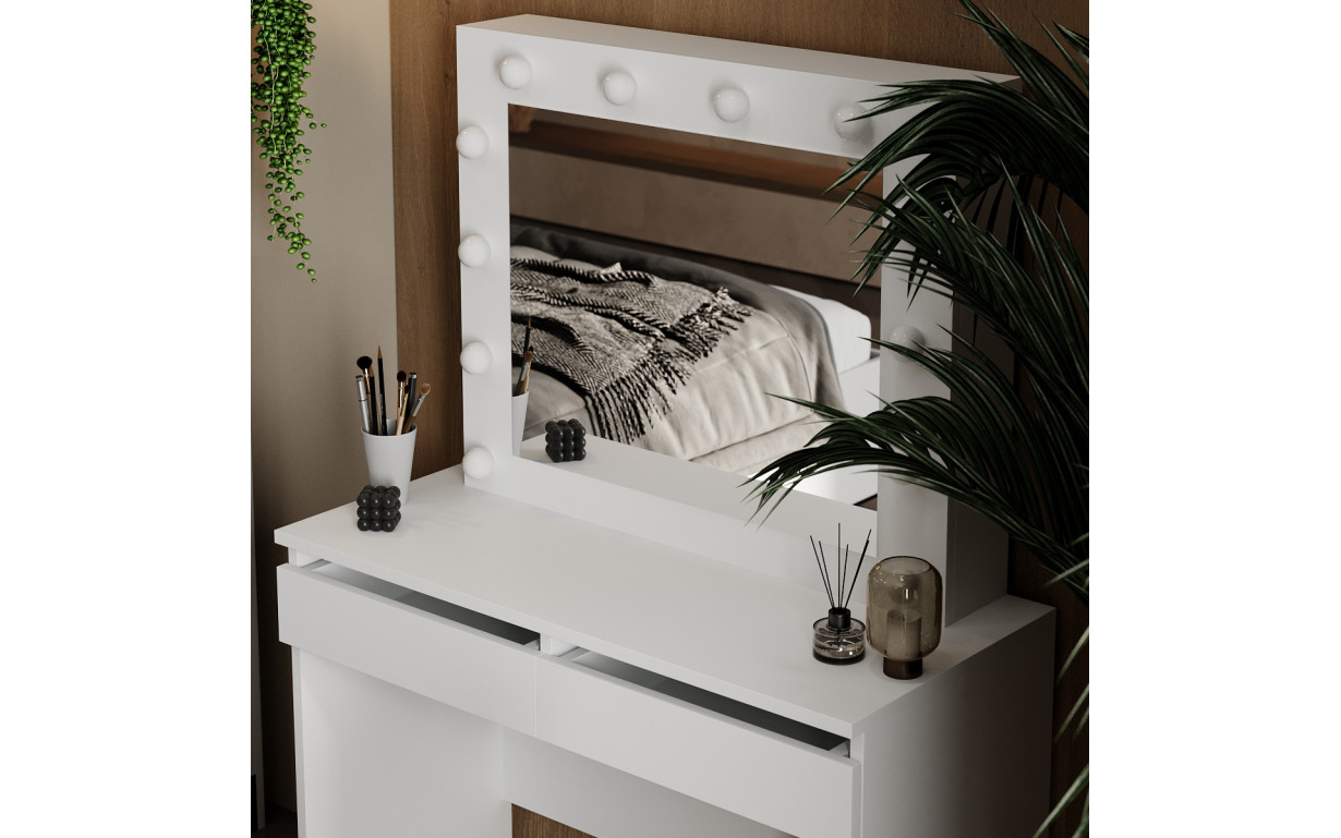 Стіл туалетний Malta Білий діамант - Фото_2