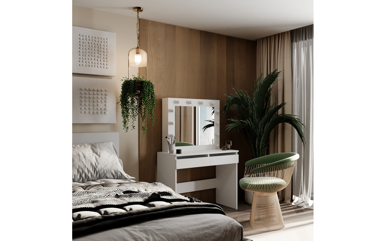 Стіл туалетний Malta Білий діамант - Фото_3