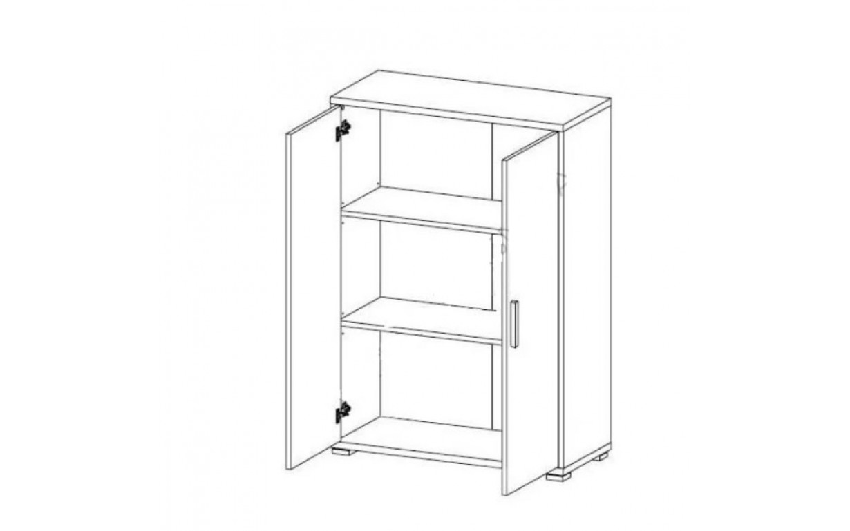 Тумба Офис лайн REG 2D/114 - Фото_1
