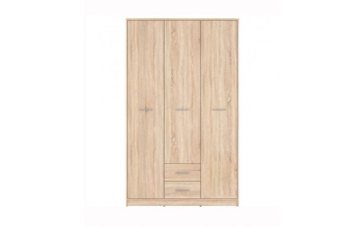 Шкаф Непо SZF3D2S Дуб сонома/Дуб сонома - Фото
