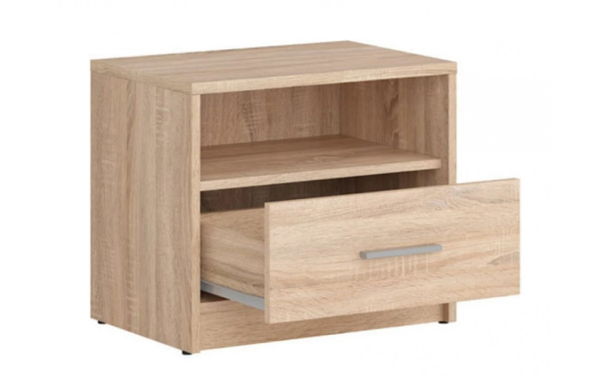 Тумба приліжкова Непо KOM1S Дуб сонома/Дуб сонома - Фото_1