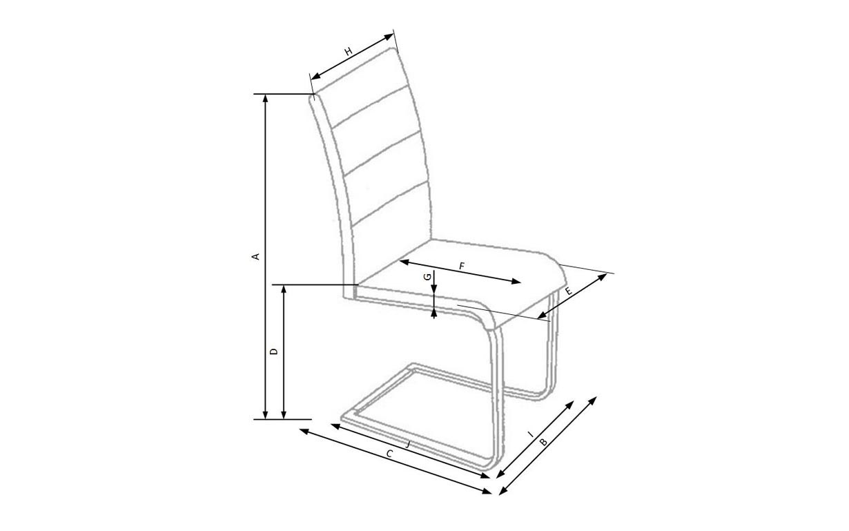 Стул K210 black/white - Фото_2