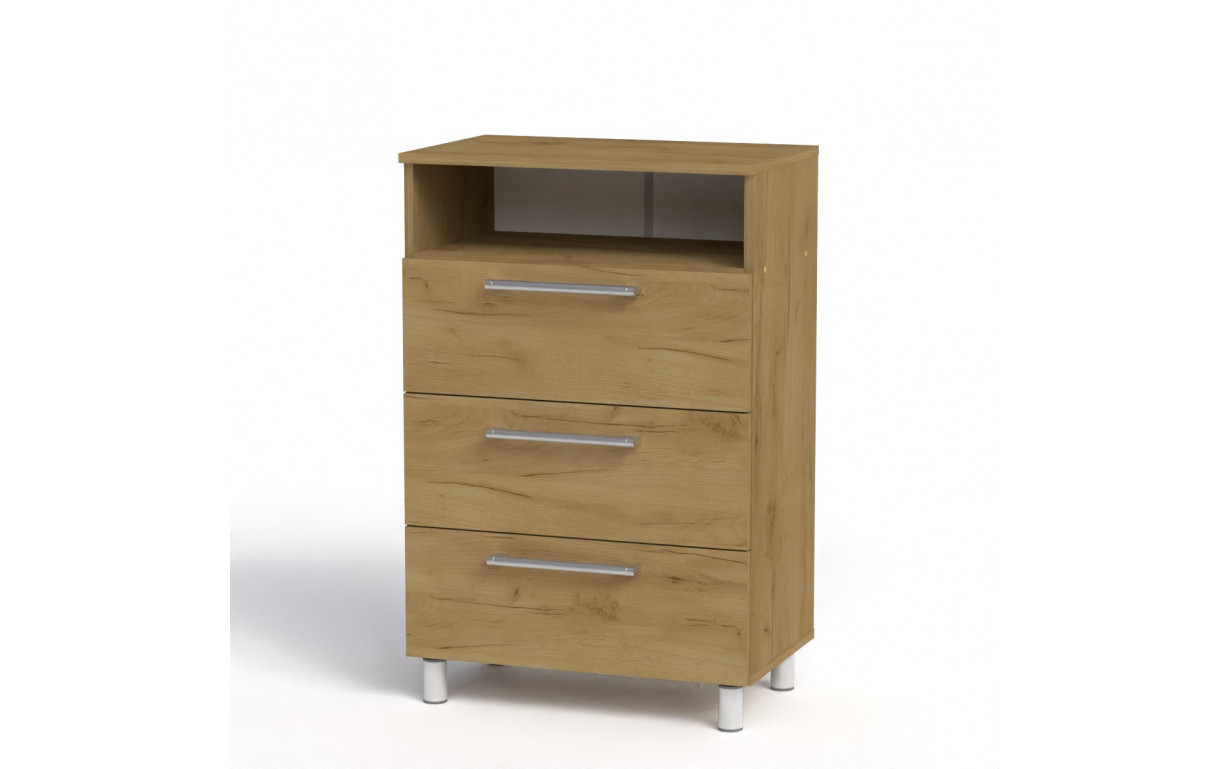 Комод-3 (дуб крафт золото) - Фото