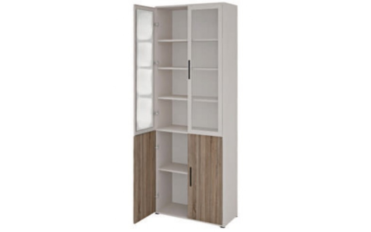 Шкаф со стеклом Сенс - Фото