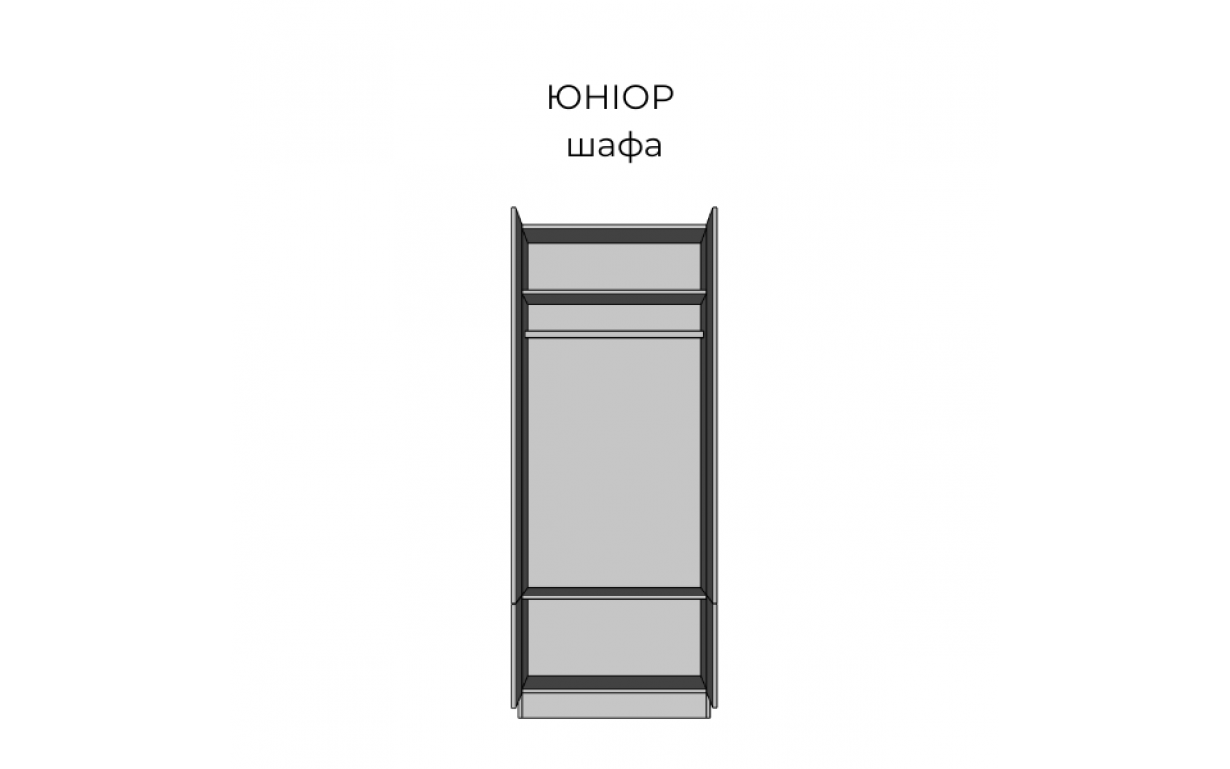 Детская Юниор (артвуд светлый/графит) - Фото_1