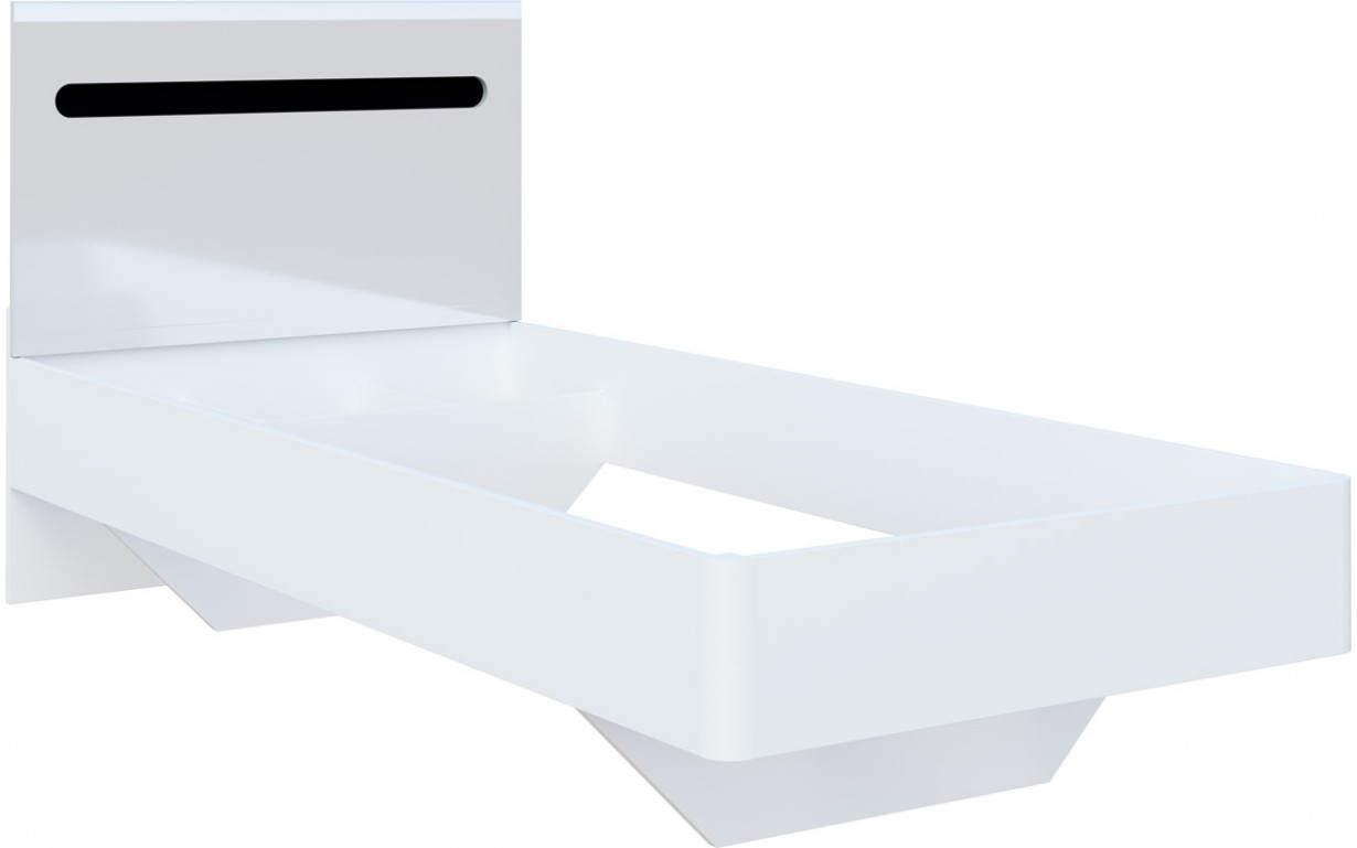 Кровать Бьянко Белый/Черный - Фото