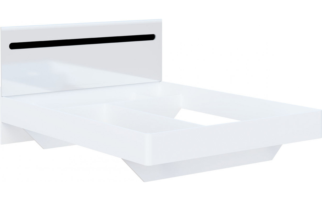 Кровать Бьянко Белый/Черный - Фото_1