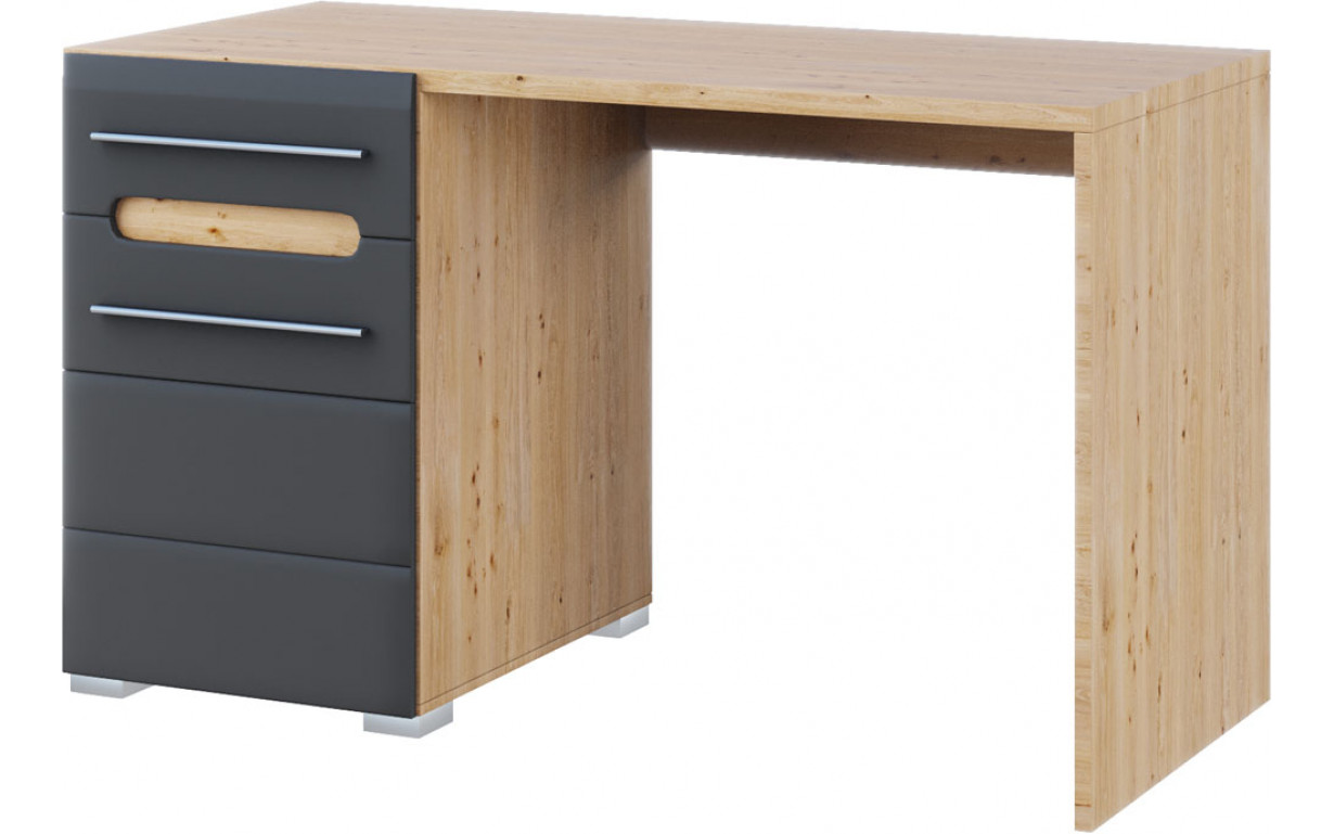 Стол Бьянко Дуб артизан/Графит - Фото