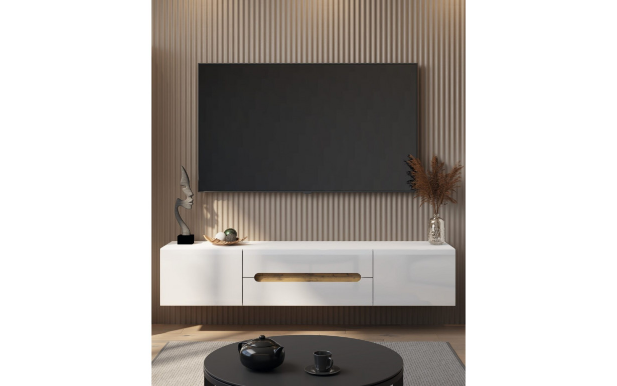 ТВ-тумба навесная Бьянко 1,8 - Фото