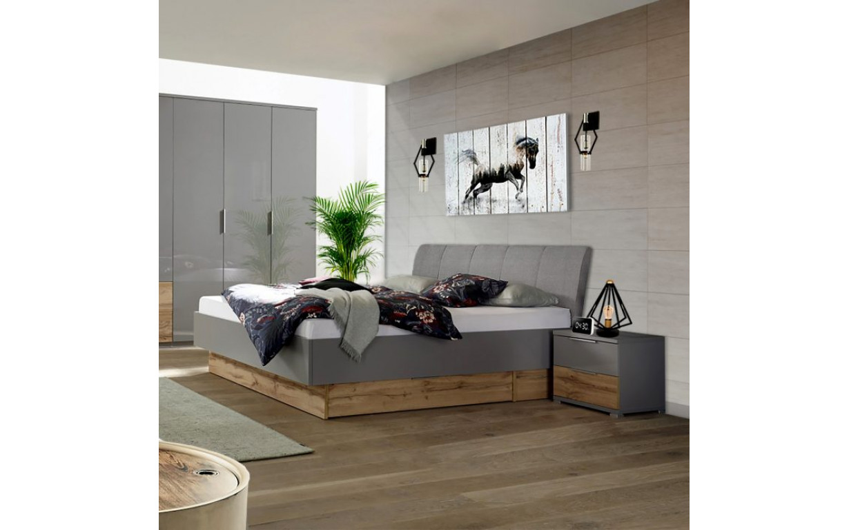 Ліжко Лінц з шухлядами - Фото