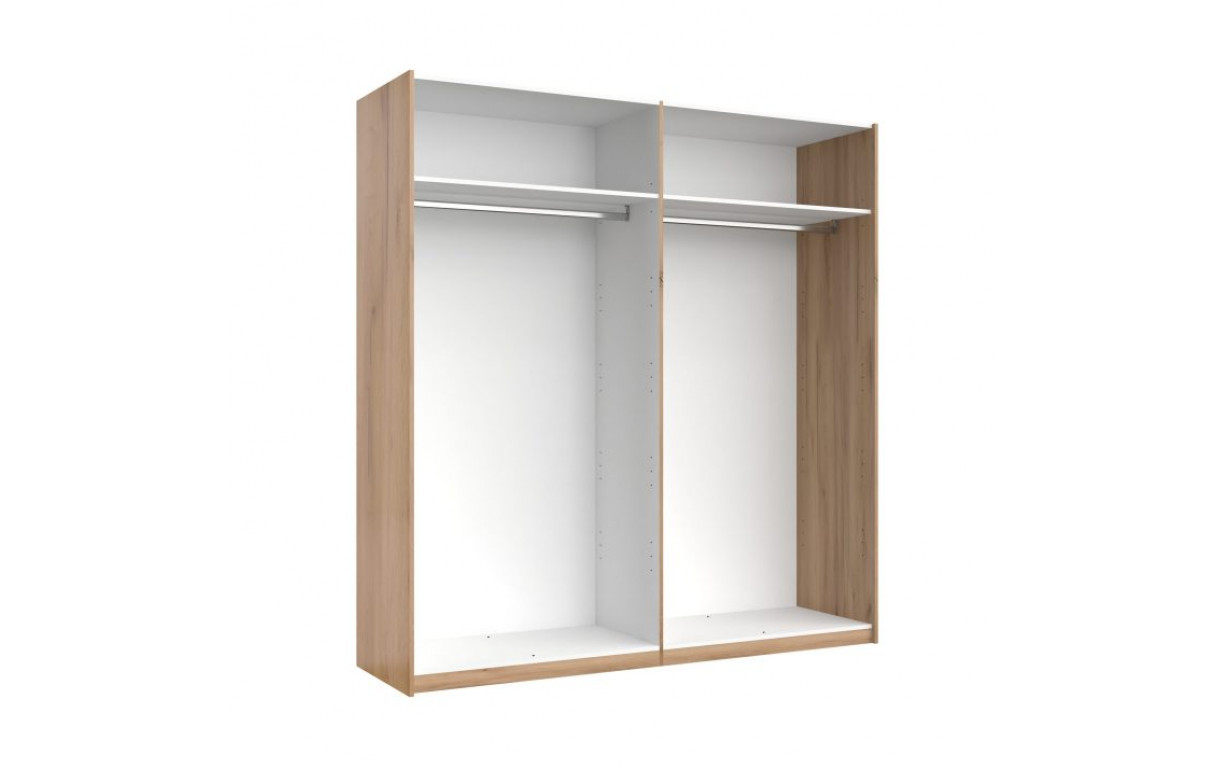 Шафа-купе Асті (дуб крафт/глянець білий) - Фото_1