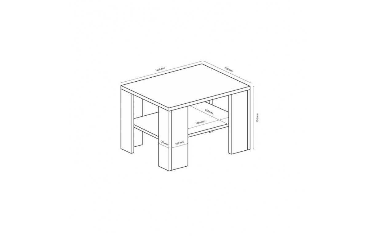 Стол журнальный Асти - Фото_1