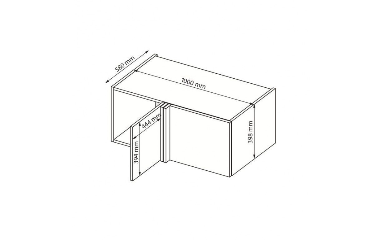 Антресоль Фемели угол 90 - Фото_1