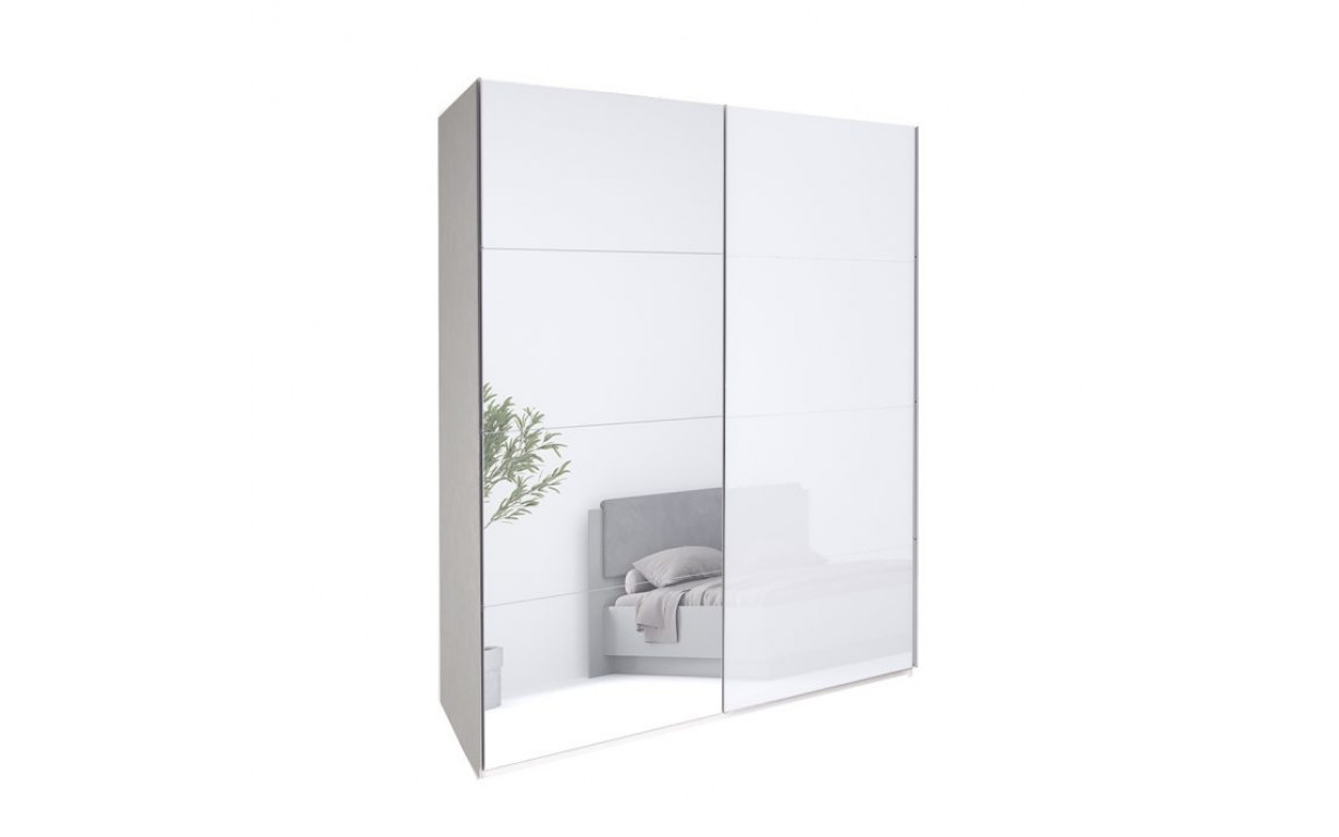 Шкаф-купе Фемели (Глянец/Зеркало) - Фото