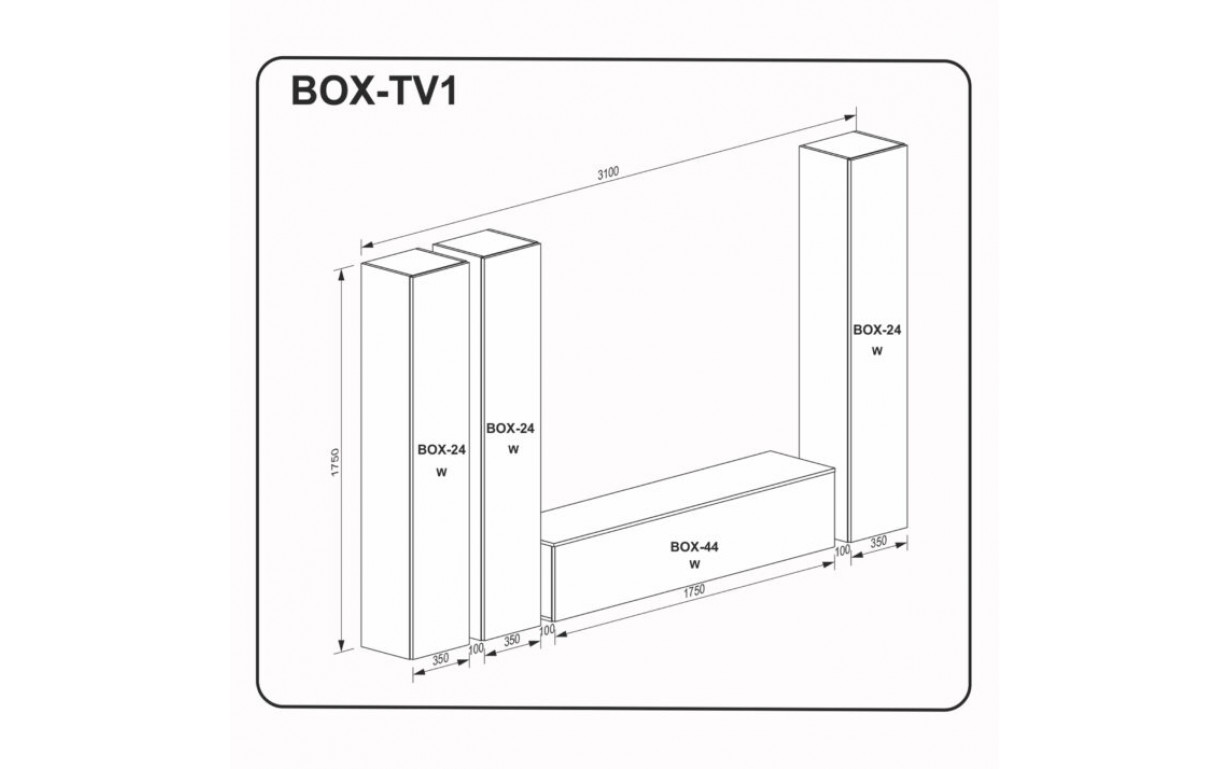 Вітальня BOX TV1 - Фото_1