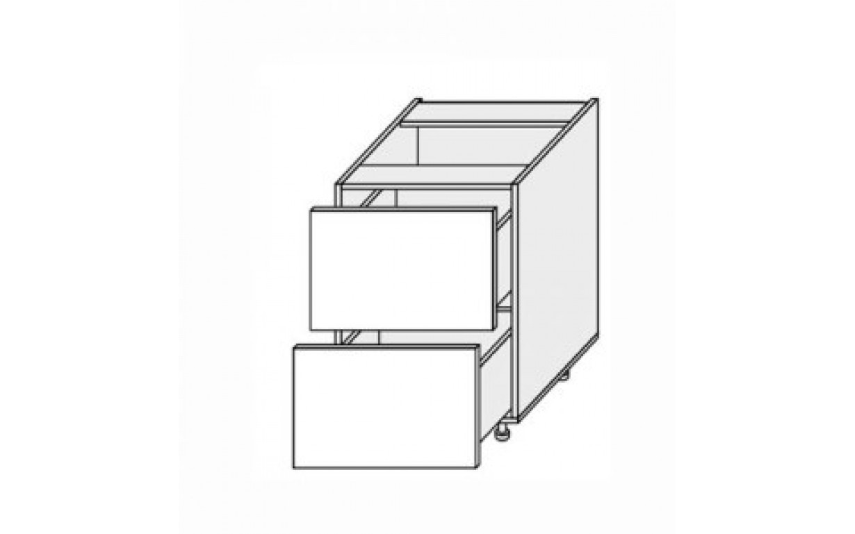 Кухонная секция Лео нижняя 80Н2ШХ/820 Телескоп - Фото