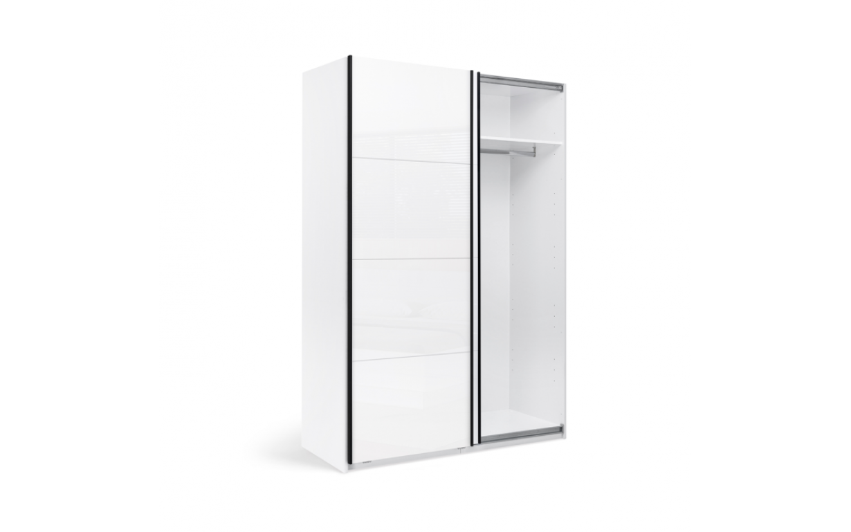 Шафа-купе Міла 1,5х2,1 м (Двері Глянець Білий) - Фото_2