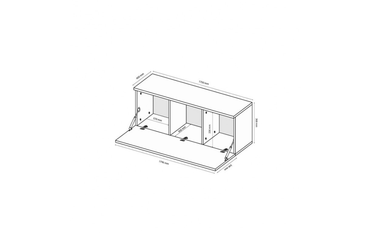 Секція Box Color-44 TV 1,75 - Фото_3