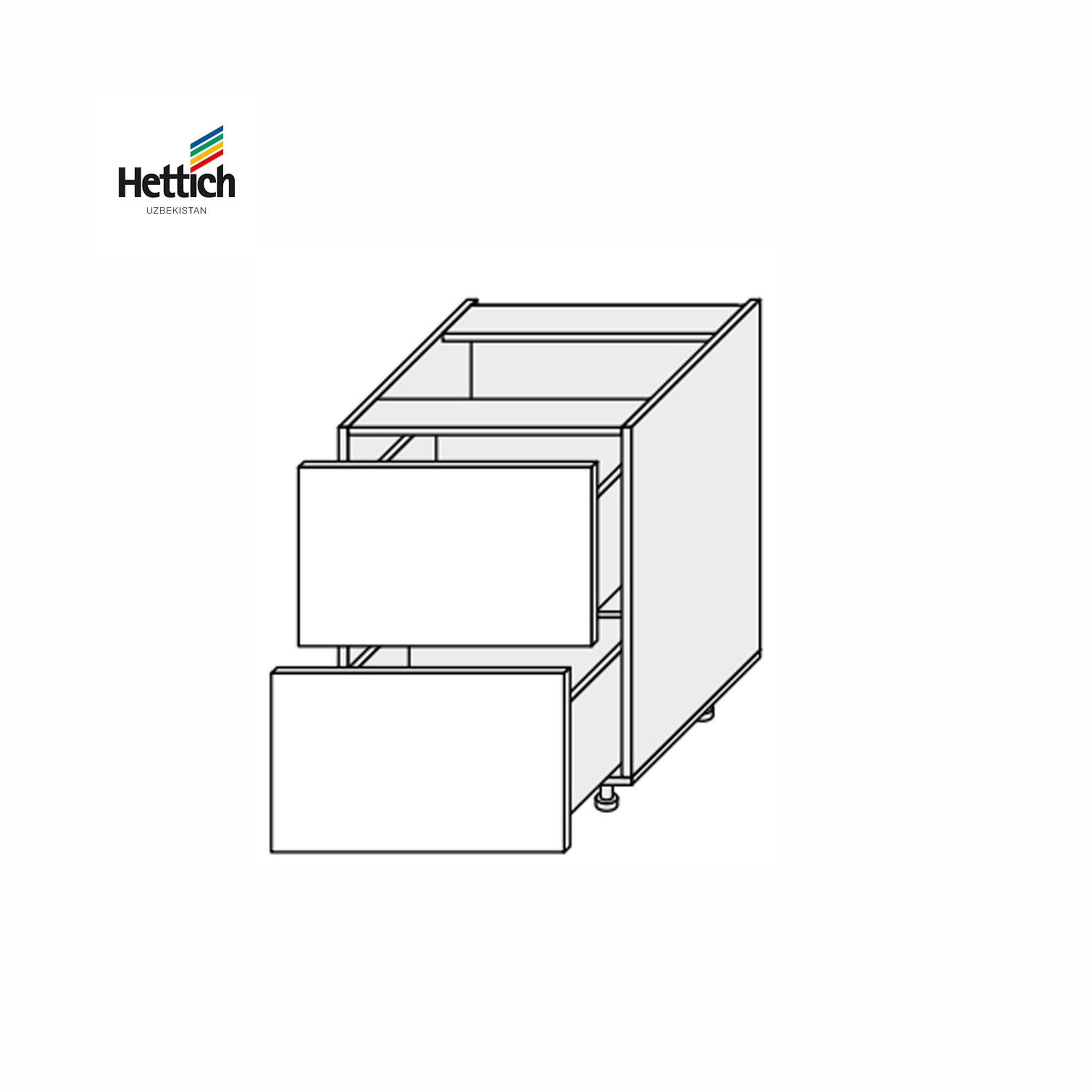 Кухонна секція Мері нижня 80Н2ШХ/820 Pro Hettich - Фото
