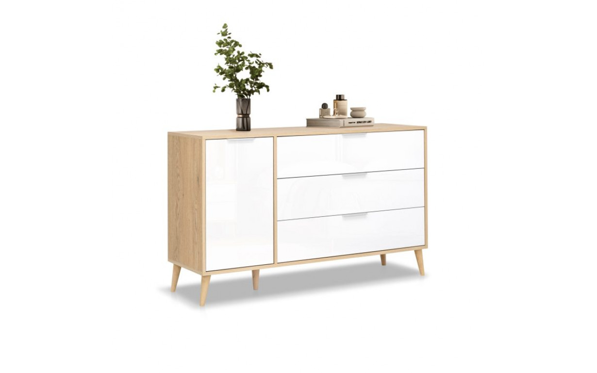 Комод Оливия 1 дв. 3 шх. - Фото