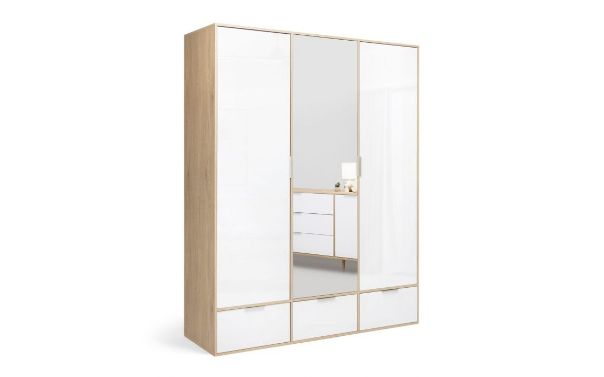 Шкаф Оливия 3 дв. 3 шх. - Фото