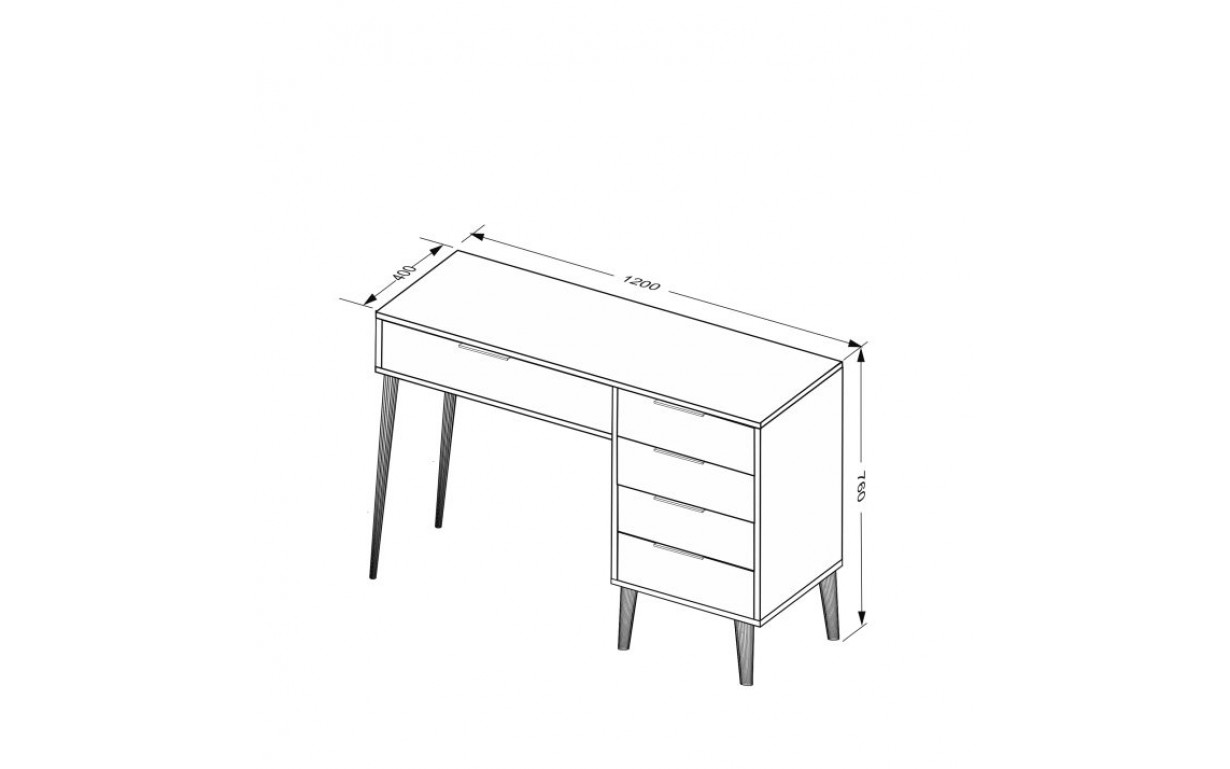 Туалетный столик Оливия 5 шх.  - Фото_7