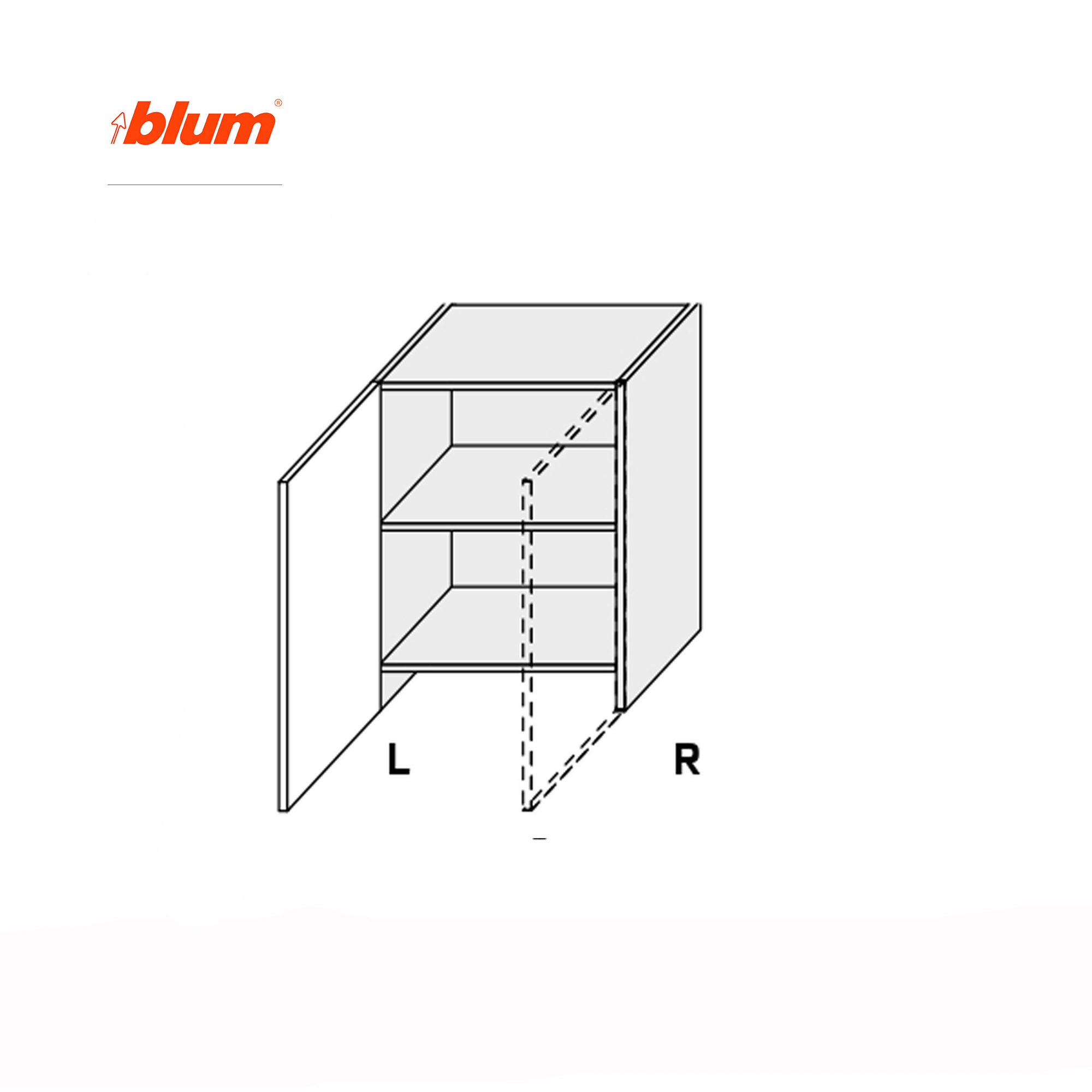 Кухонная секция Валенсия верхняя 60ВВТ/690 1дв Вытяжка Телескоп Pro Blum ПРАВАЯ - Фото