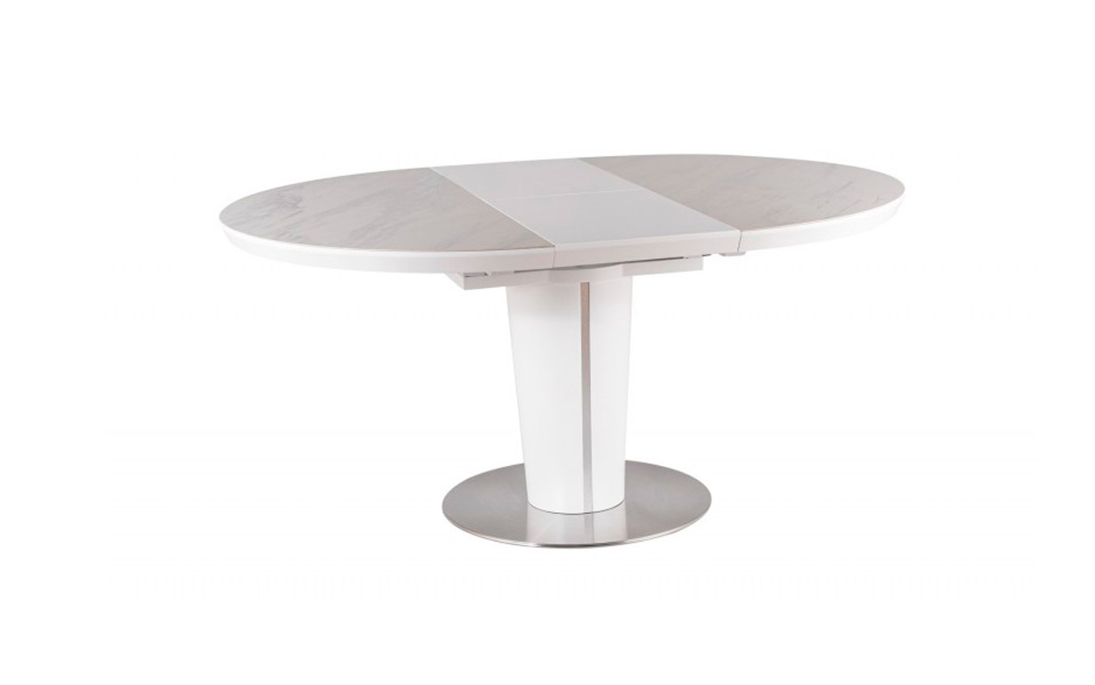 Стіл обідній Orbit Ceramic white - Фото_1